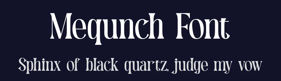 Mequnch Font by timelesstype.co — Display Font — thumbnail 2