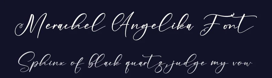 Merachel Angelika Font by afterpaper — Script Handwritten Font — thumbnail 2