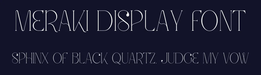 Meraki display font by vpcreativeshop — Display Font — thumbnail 2