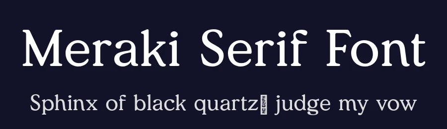Meraki Serif Font by Type of Feeling — Serif Font — thumbnail 2
