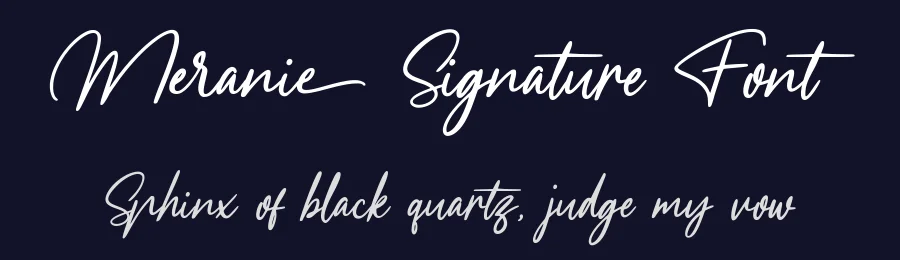 Meranie Signature Font by Garisman Studio — Script Handwritten Font — thumbnail 2