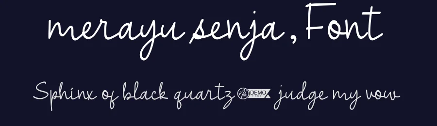 Merayu Senja Font by nihstudio — Script Handwritten Font — thumbnail 2