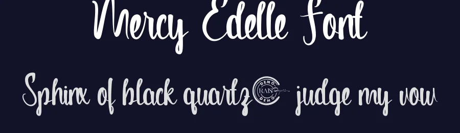 Mercy Edelle Font by RaisProject — Script Handwritten Font — thumbnail 2