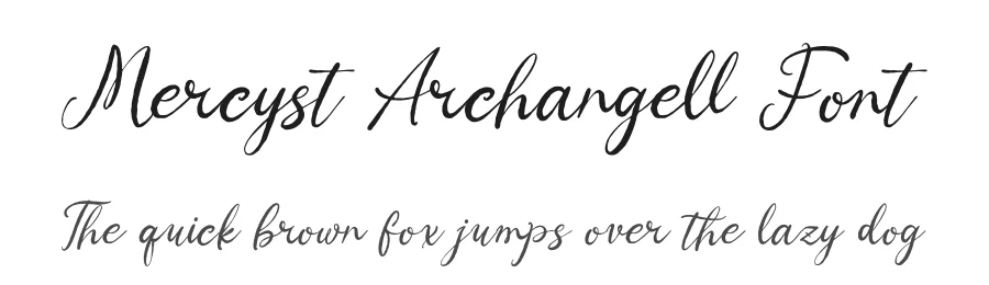 Mercyst Archangell Font by Gracetypestudio — Script Handwritten Font