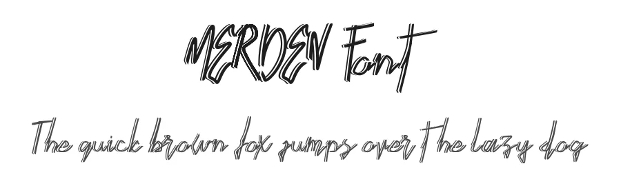 MERDEN Font by waptype0894 — Decorative Font