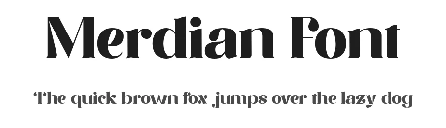 Merdian Font by Muksal Creative — Display Font