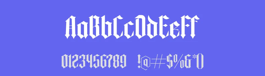 Merdlins Blackletter Font by timelesstype.co — Blackletter Font — thumbnail 3