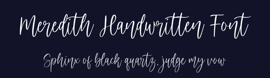Meredith Handwritten Font by AesthericaStudio — Script Handwritten Font — thumbnail 2