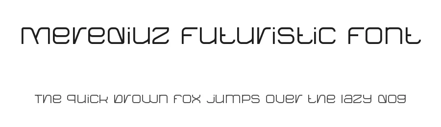 Merediuz Futuristic Font by Pinisiart β Sans Serif Font