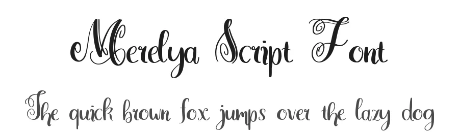 Merelya Script Font by Dm Studio — Serif Font