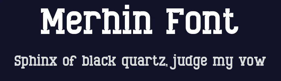 Merhin Font by ErmediaStudio — Display Font — thumbnail 2