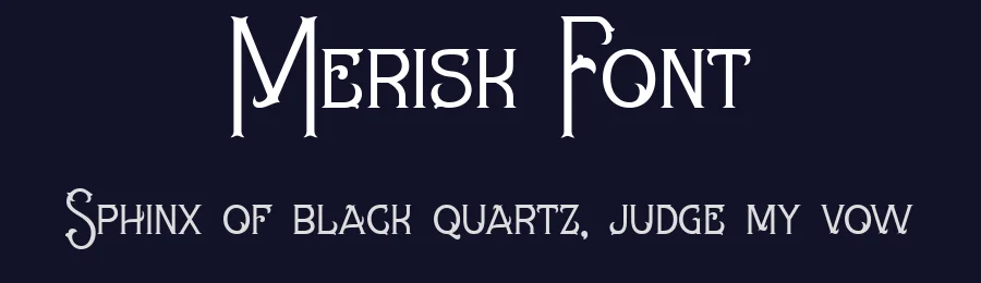 Merisk Font by Imoodev — Display Font — thumbnail 2
