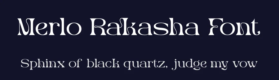Merlo Rakasha Font by Denustudios — Serif Font — thumbnail 2