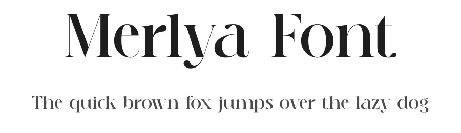 Merlya Font by Muflieart — Serif Font