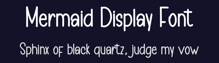 Mermaid Display Font by inermediaSTUDIO — Display Font — thumbnail 2