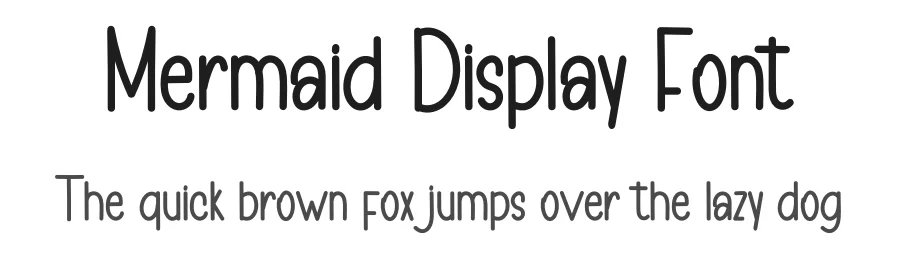 Mermaid Display Font by inermediaSTUDIO — Display Font