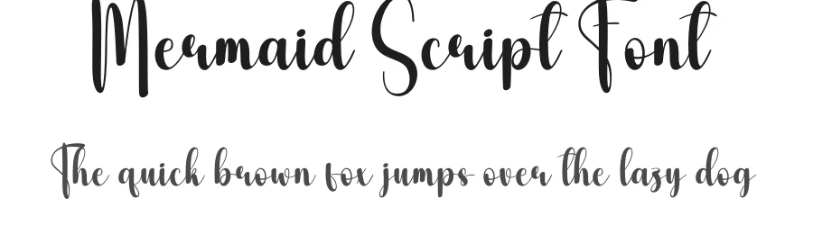Mermaid Script Font by andikastudio — Script Handwritten Font