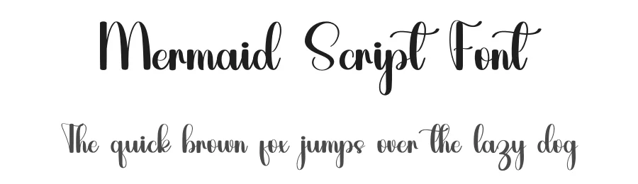Mermaid Script Font by inermediaSTUDIO — Script Handwritten Font