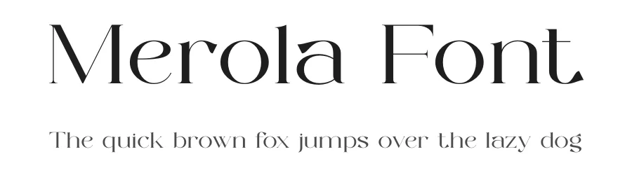 Merola Font by SURATMI — Serif Font