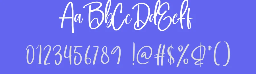 Merry And Bright Script Font by creativeletter — Script Handwritten Font — thumbnail 3