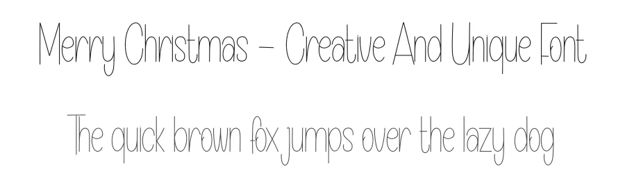 Merry Christmas – Creative And Unique Font by creativeletter — Display Font