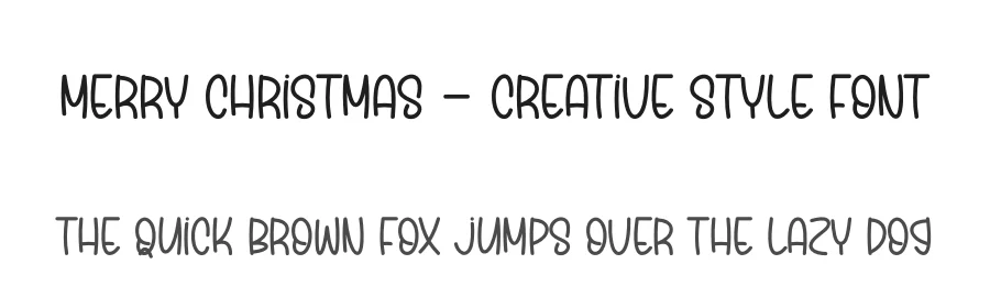 Merry Christmas – Creative Style Font by creativeletter — Display Font