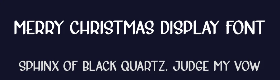 Merry Christmas Display Font by andikastudio — Display Font — thumbnail 2