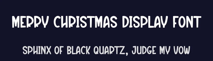 Merry Christmas Display Font by andikastudio — Display Font — thumbnail 2