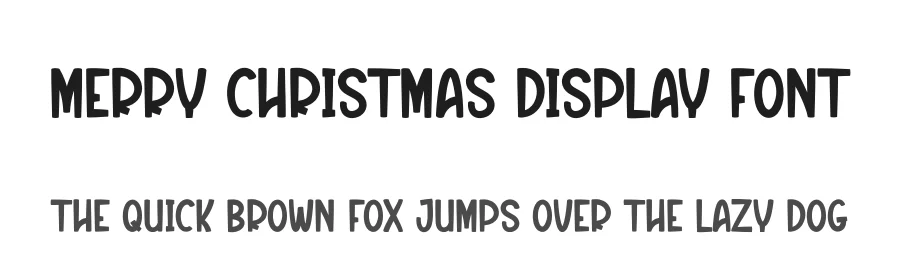 Merry Christmas Display Font by andikastudio — Display Font