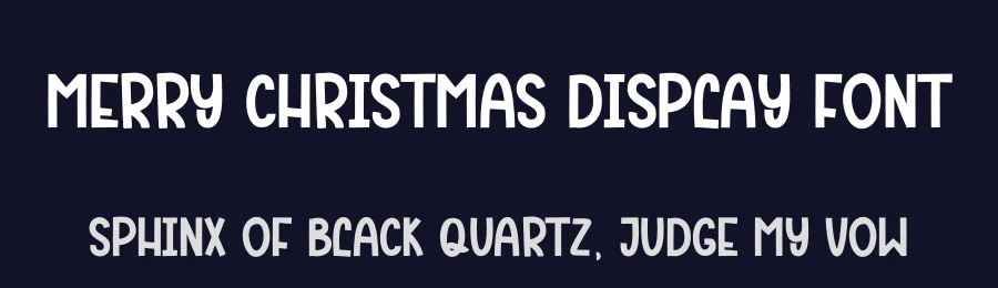 Merry Christmas Display Font by andikastudio — Display Font — thumbnail 2