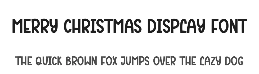 Merry Christmas Display Font by andikastudio — Display Font