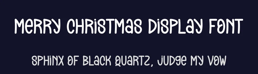 Merry Christmas Display Font by andikastudio — Display Font — thumbnail 2
