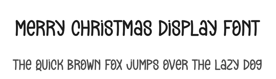 Merry Christmas Display Font by andikastudio — Display Font