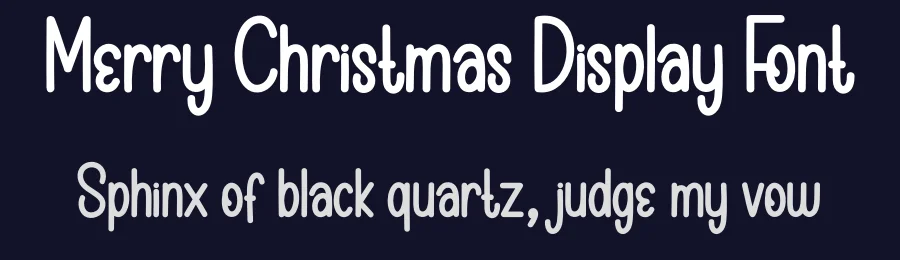 Merry Christmas Display Font by creativeletter — Display Font — thumbnail 2