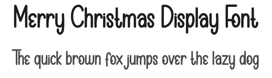 Merry Christmas Display Font by creativeletter — Display Font