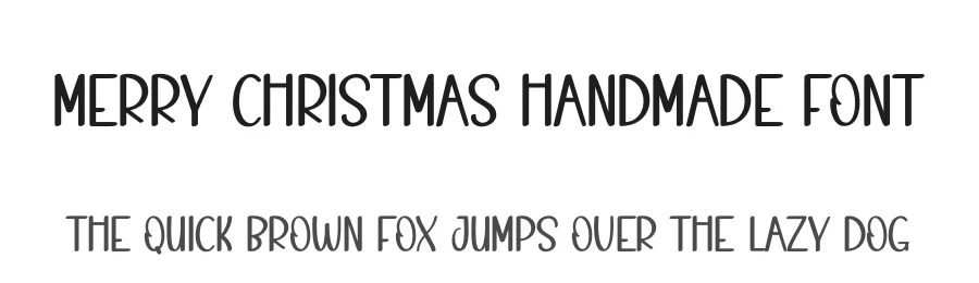 Merry Christmas Handmade Font by creativeletter — Display Font