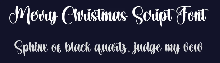 Merry Christmas Script Font by creativeletter — Script Handwritten Font — thumbnail 2