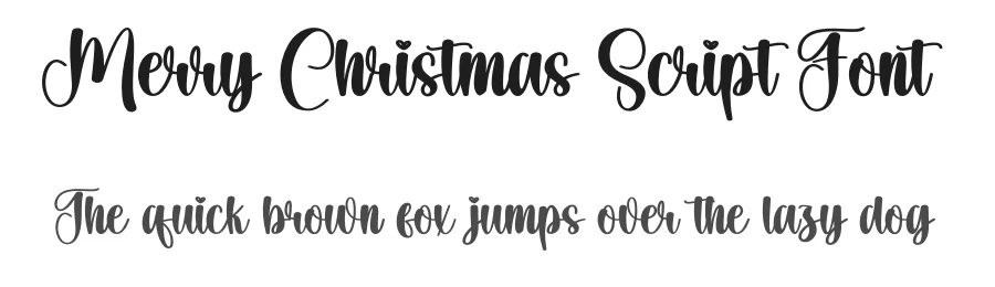 Merry Christmas Script Font by creativeletter — Script Handwritten Font