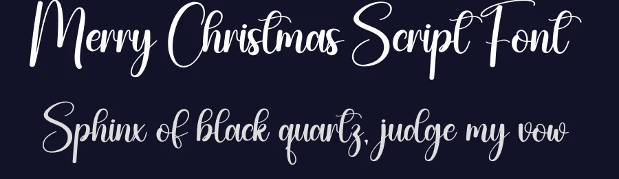 Merry Christmas Script Font by creativeletter — Script Handwritten Font — thumbnail 2