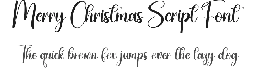 Merry Christmas Script Font by creativeletter — Script Handwritten Font