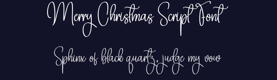 Merry Christmas Script Font by creativeletter — Script Handwritten Font — thumbnail 2