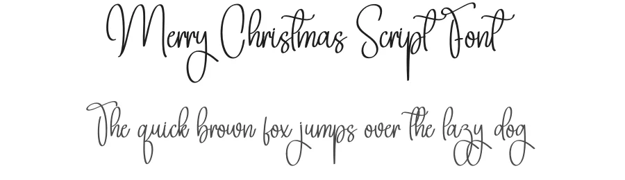 Merry Christmas Script Font by creativeletter — Script Handwritten Font