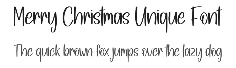 Merry Christmas Unique Font by creativeletter — Display Font