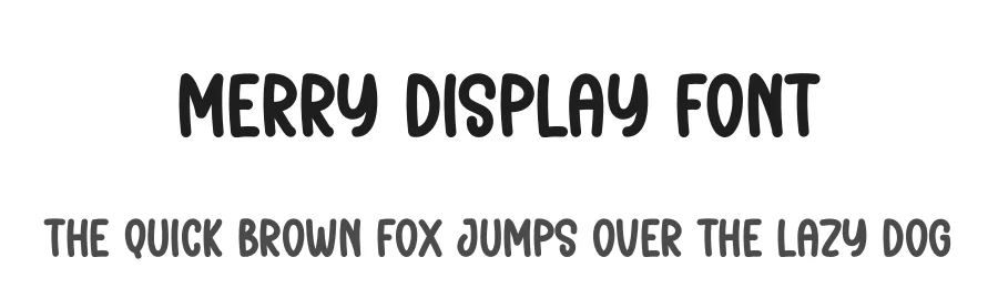 Merry Display Font by andikastudio — Display Font