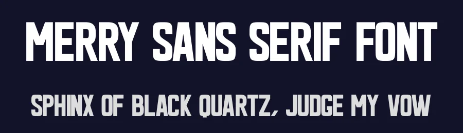 Merry Sans Serif Font by Craftedtype — Decorative Font — thumbnail 2