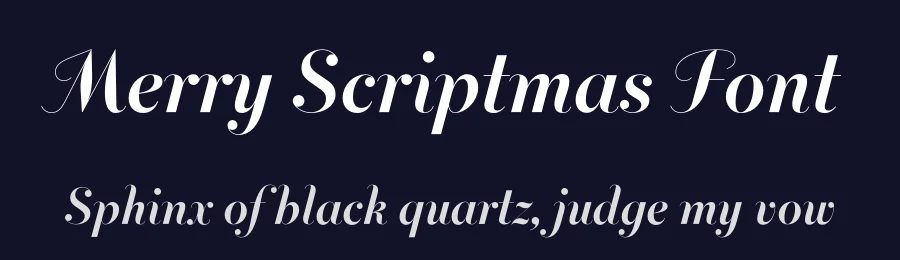 Merry Scriptmas Font by Nootype — Script Handwritten Font — thumbnail 2