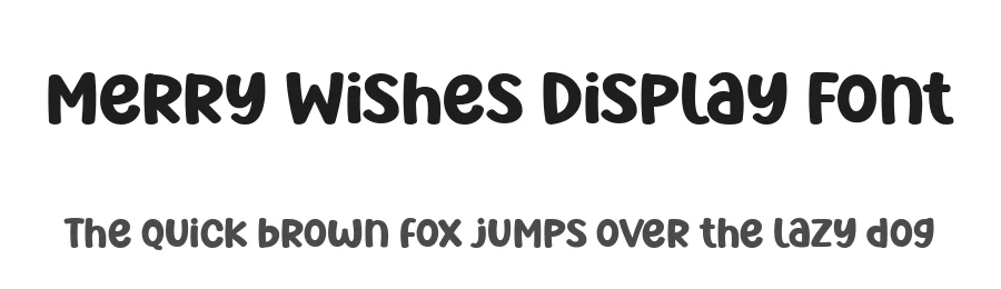 Merry Wishes Display Font by keithzo — Display Font