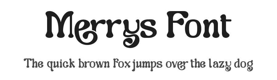 Merrys Font by letterara — Serif Font