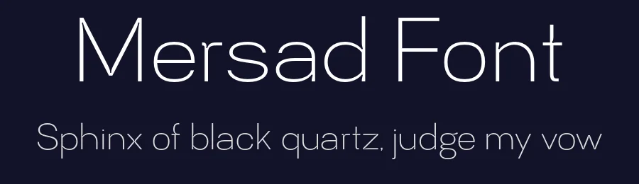 Mersad Font by Nika Khipashvili — Sans Serif Font — thumbnail 2
