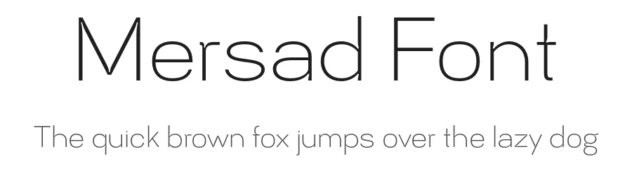 Mersad Font by Nika Khipashvili — Sans Serif Font